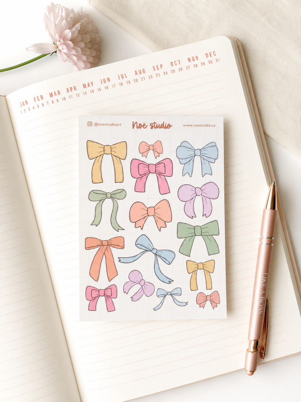 Bow Sticker Sheet