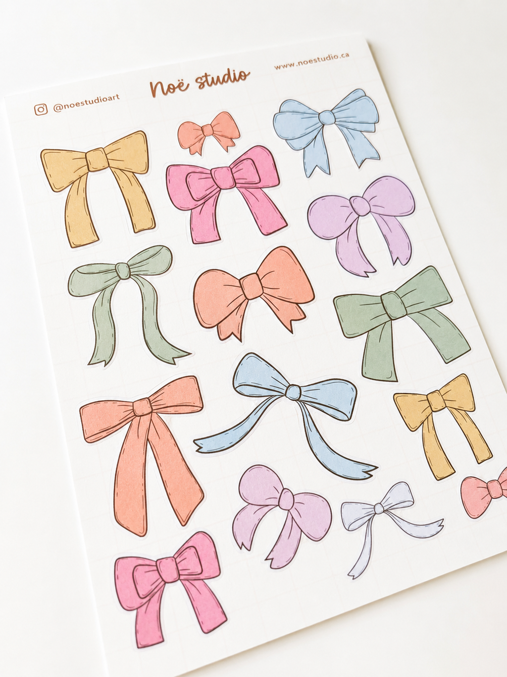 Bow Sticker Sheet