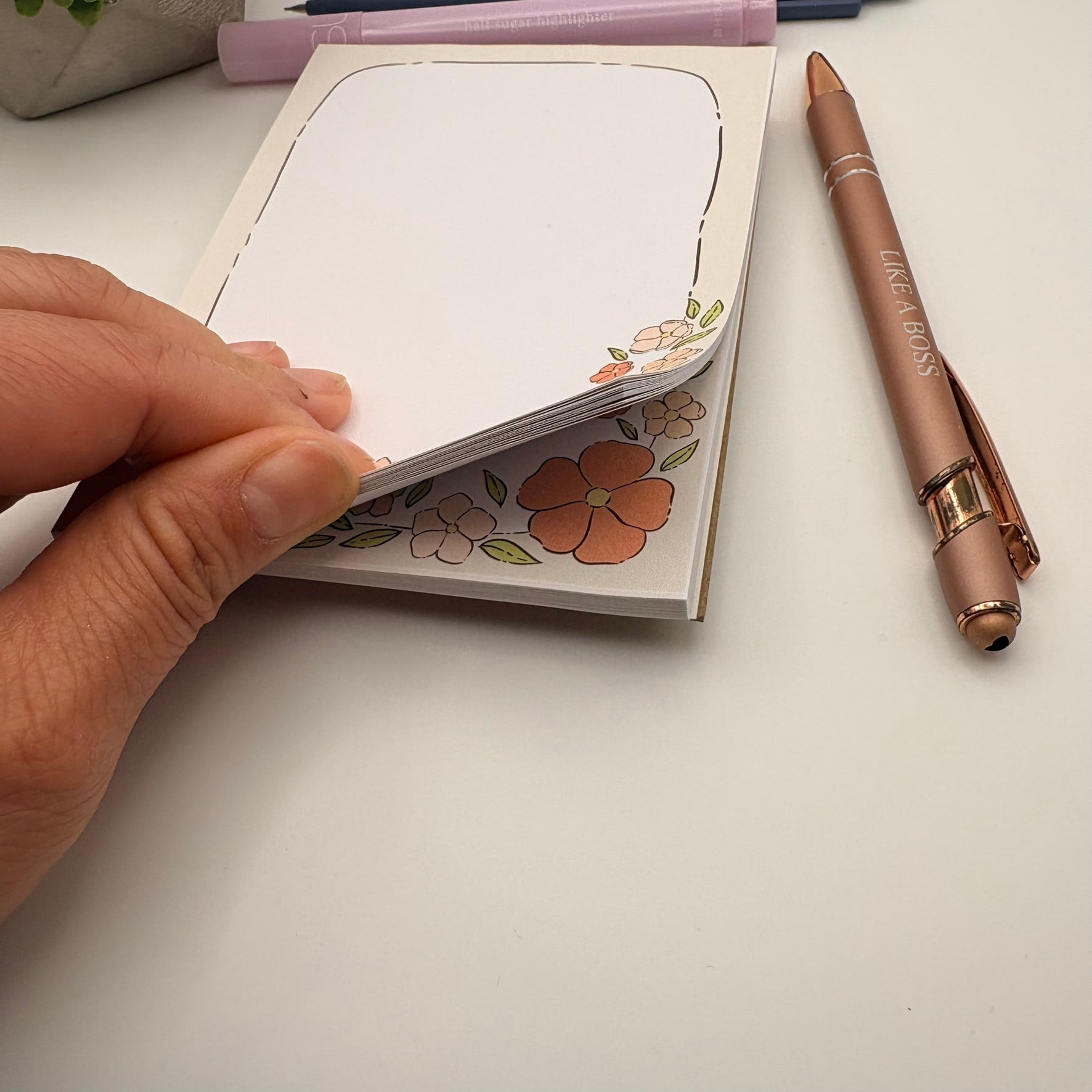 Notepad Spring floral