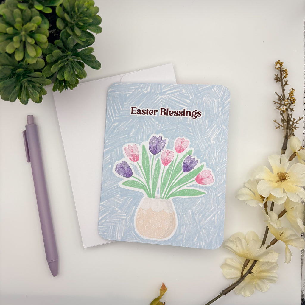 Greeting Card - Easter Blessings