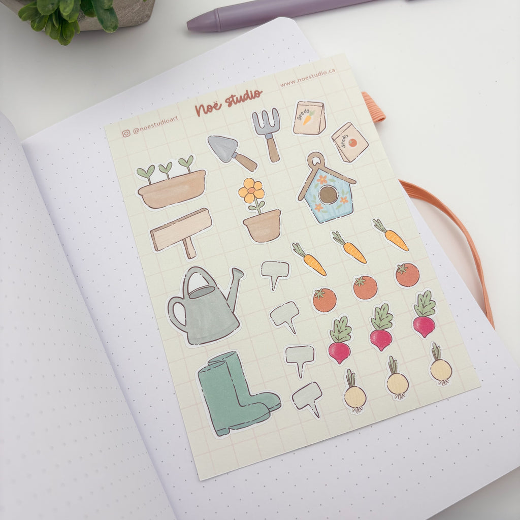 Sticker Sheet -Gardening
