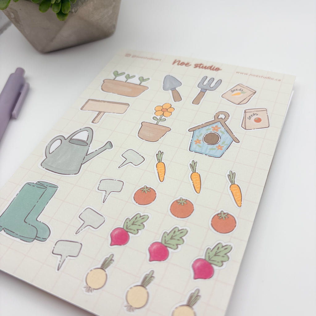 Sticker Sheet -Gardening