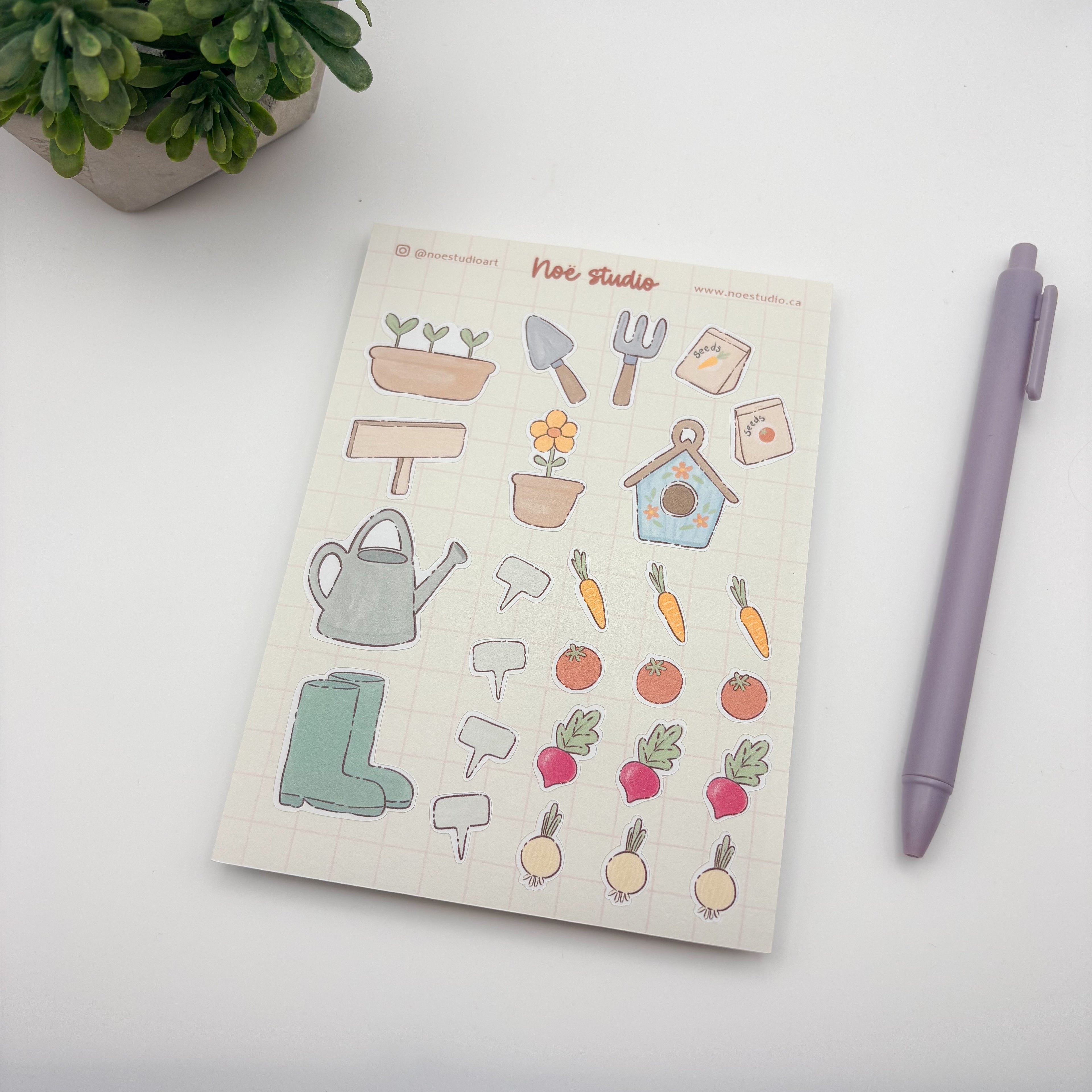 Sticker Sheet -Gardening