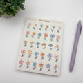 Sticker Sheet - Mini Flowers