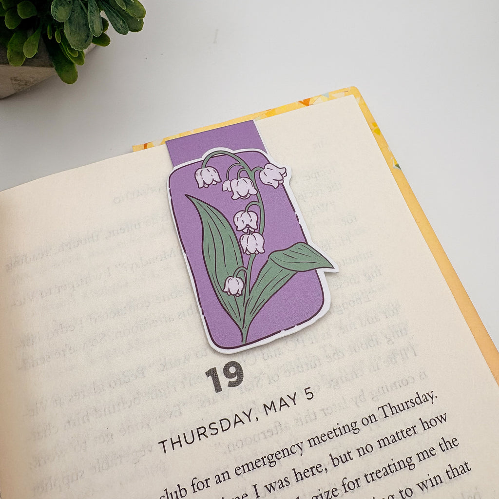 Lily Magnetic Bookmark