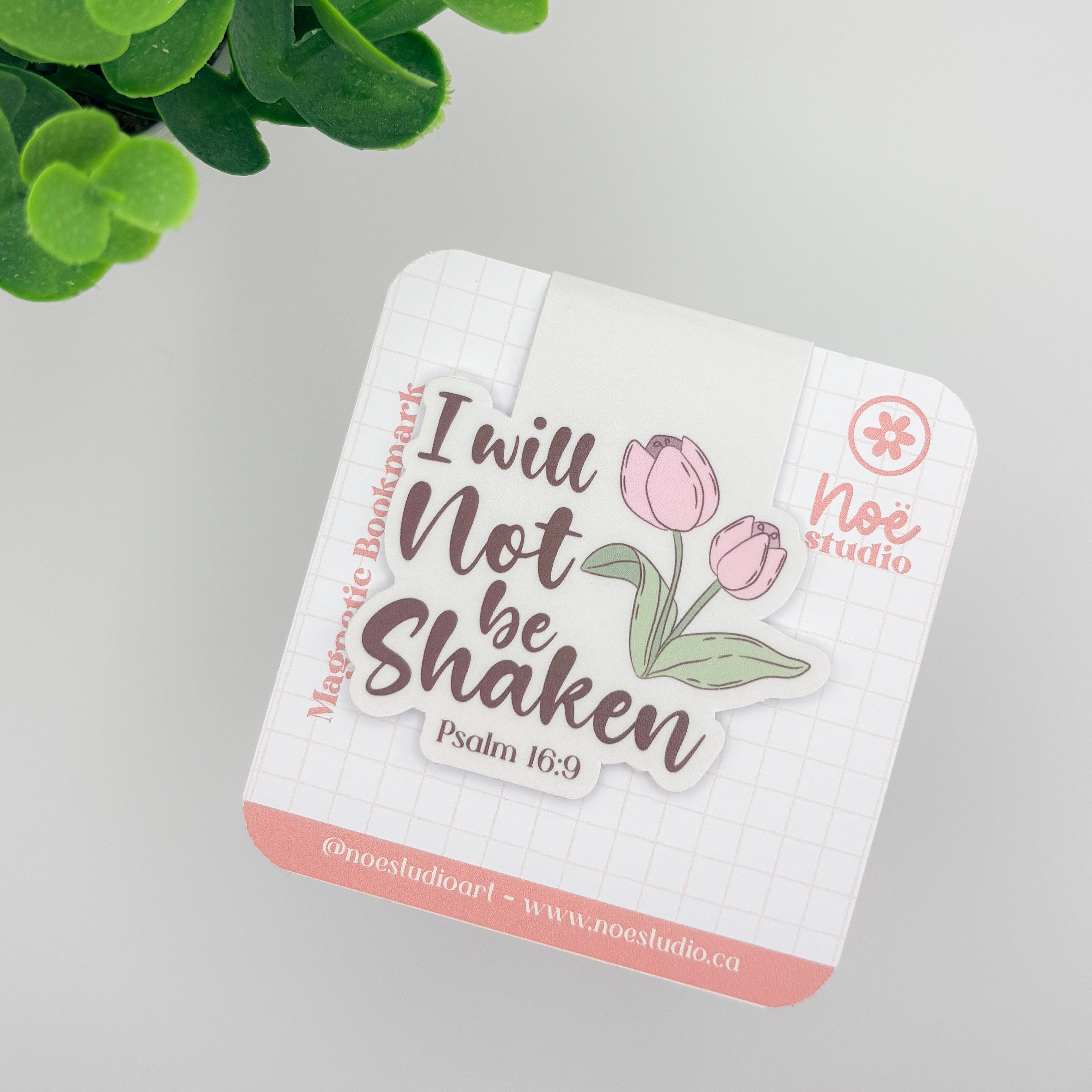 Not be Shaken Magnetic Bookmark