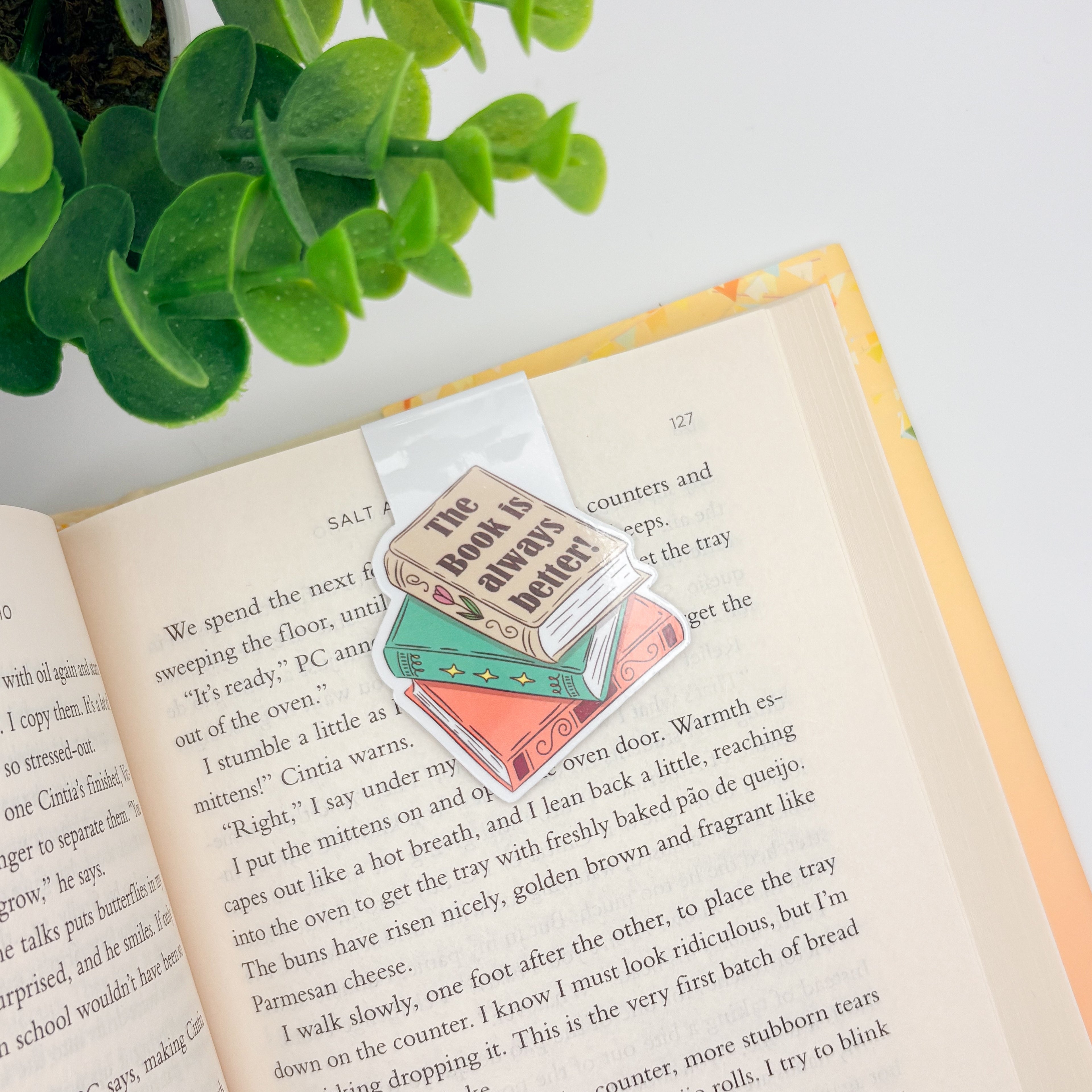 The Book is Better Magnetic Bookmark