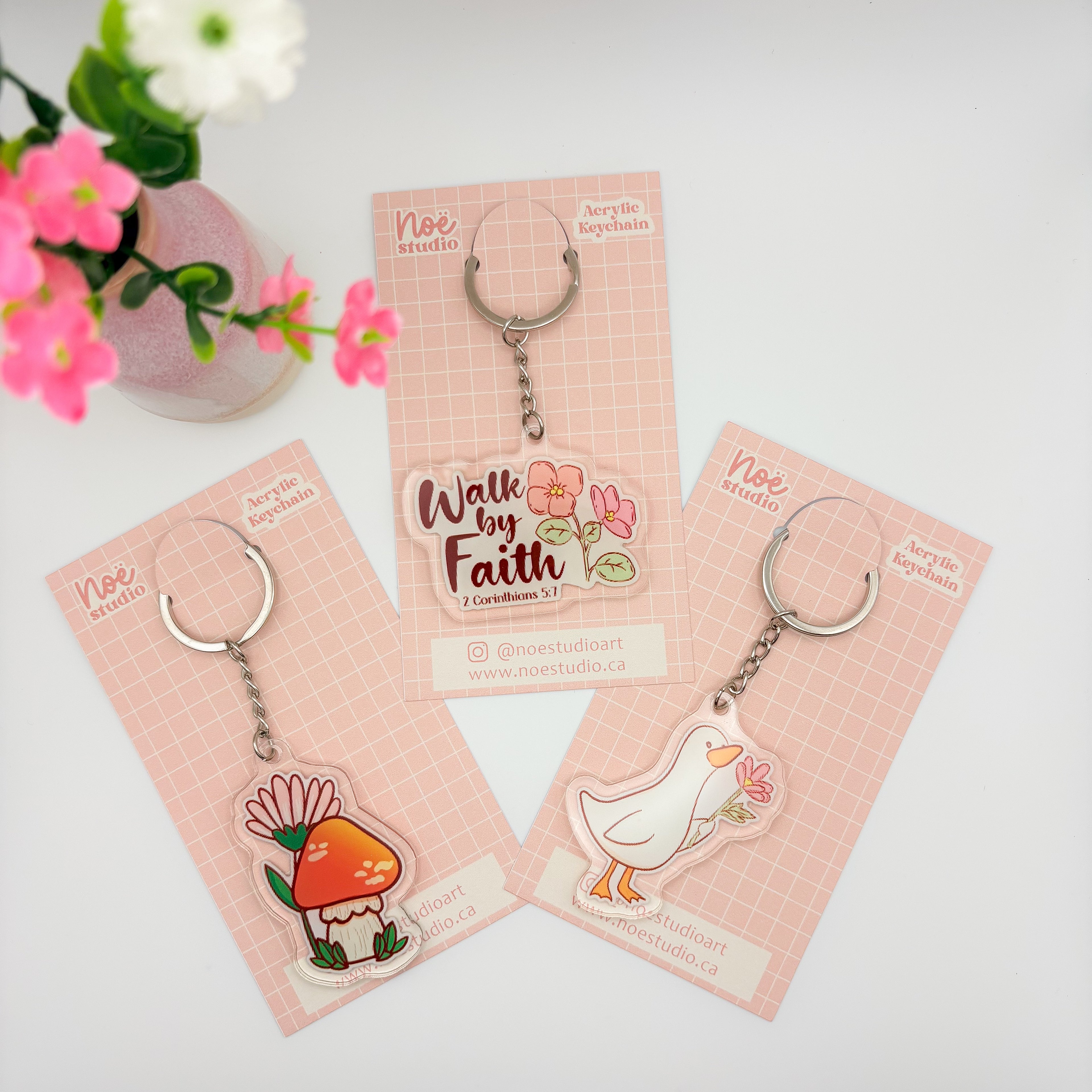 Cute Acrylic Keychain