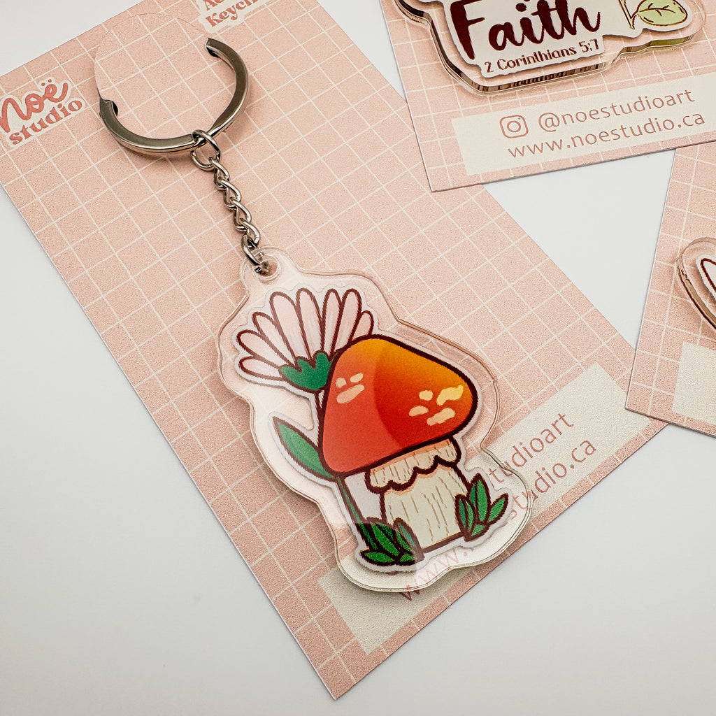 Cute Acrylic Keychain