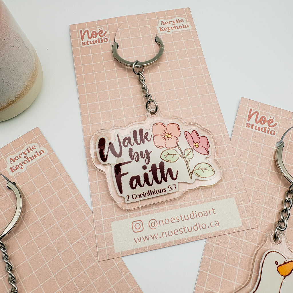 Cute Acrylic Keychain