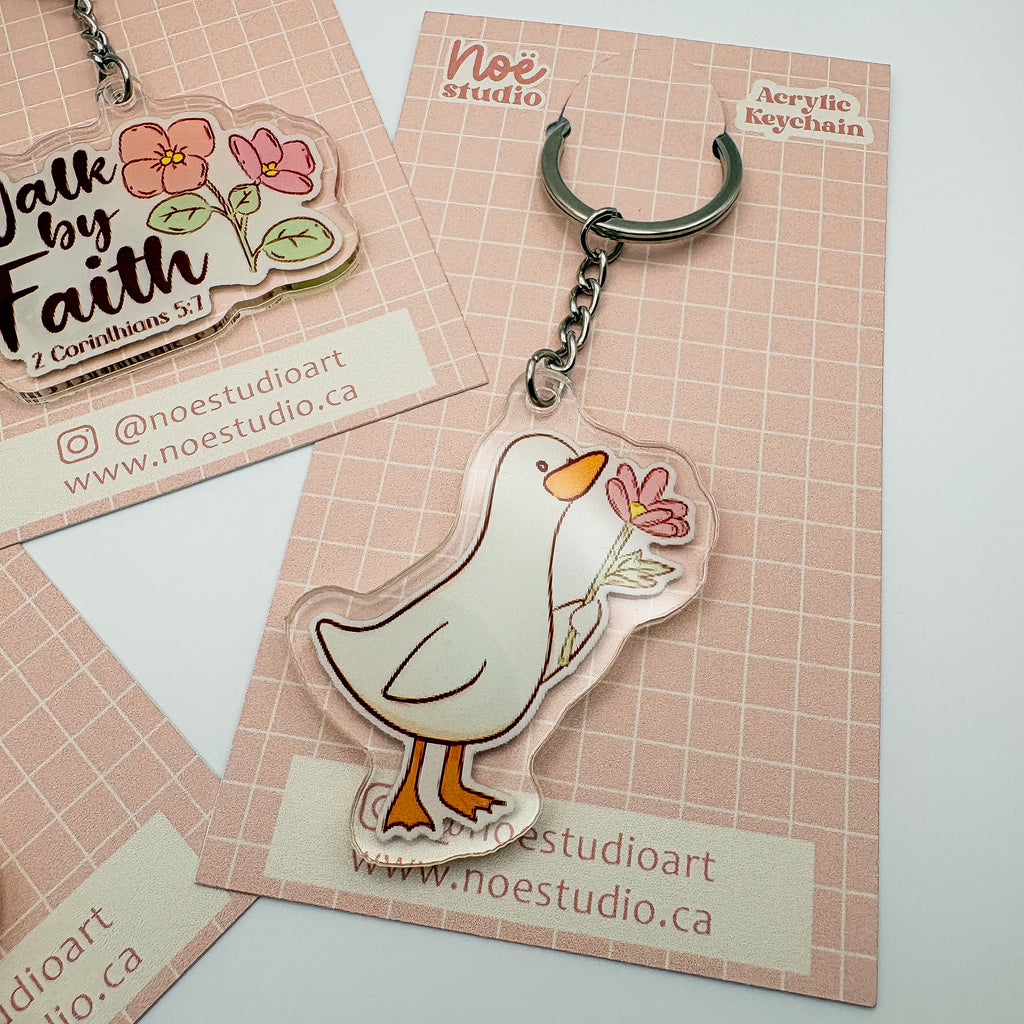 Cute Acrylic Keychain