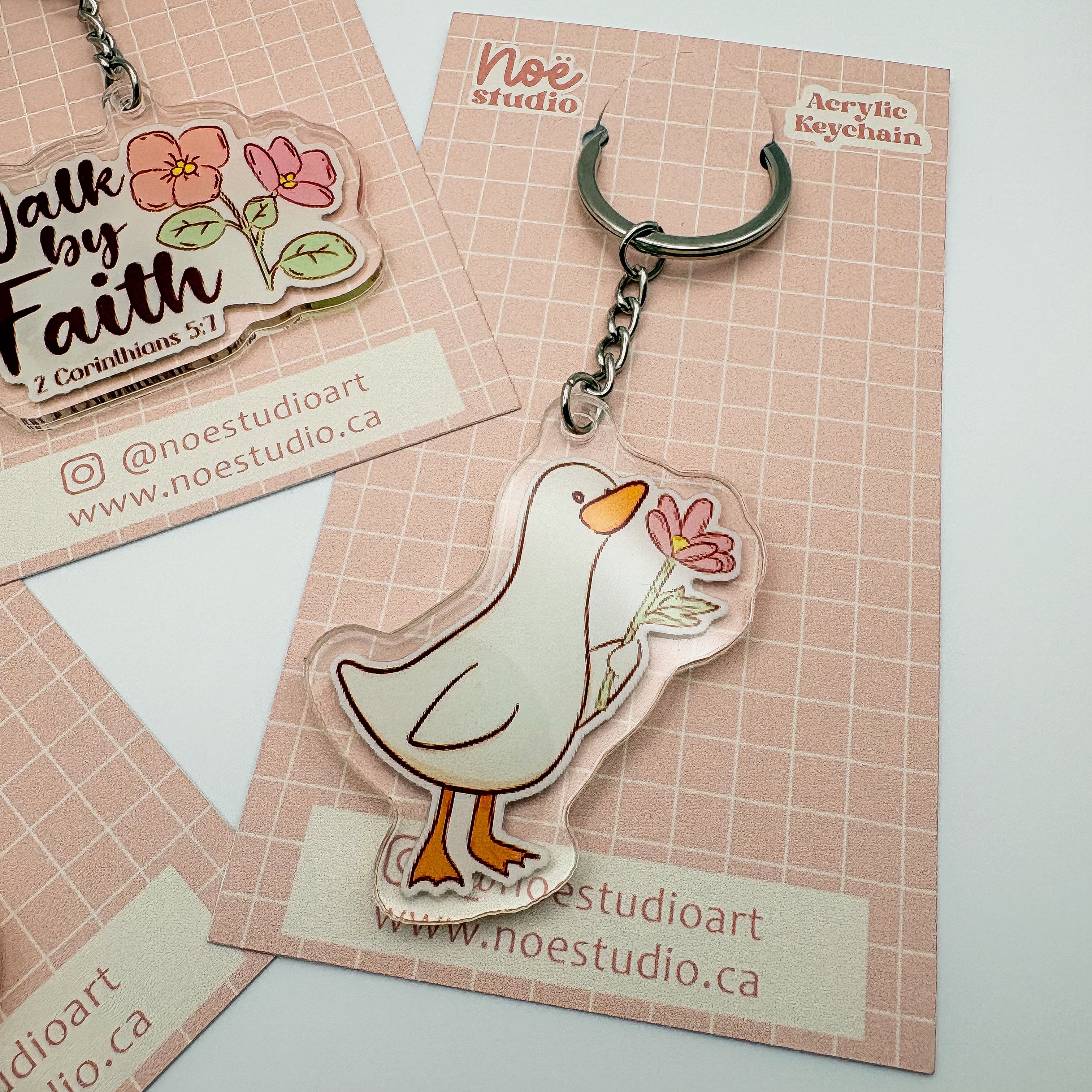 Cute Acrylic Keychain