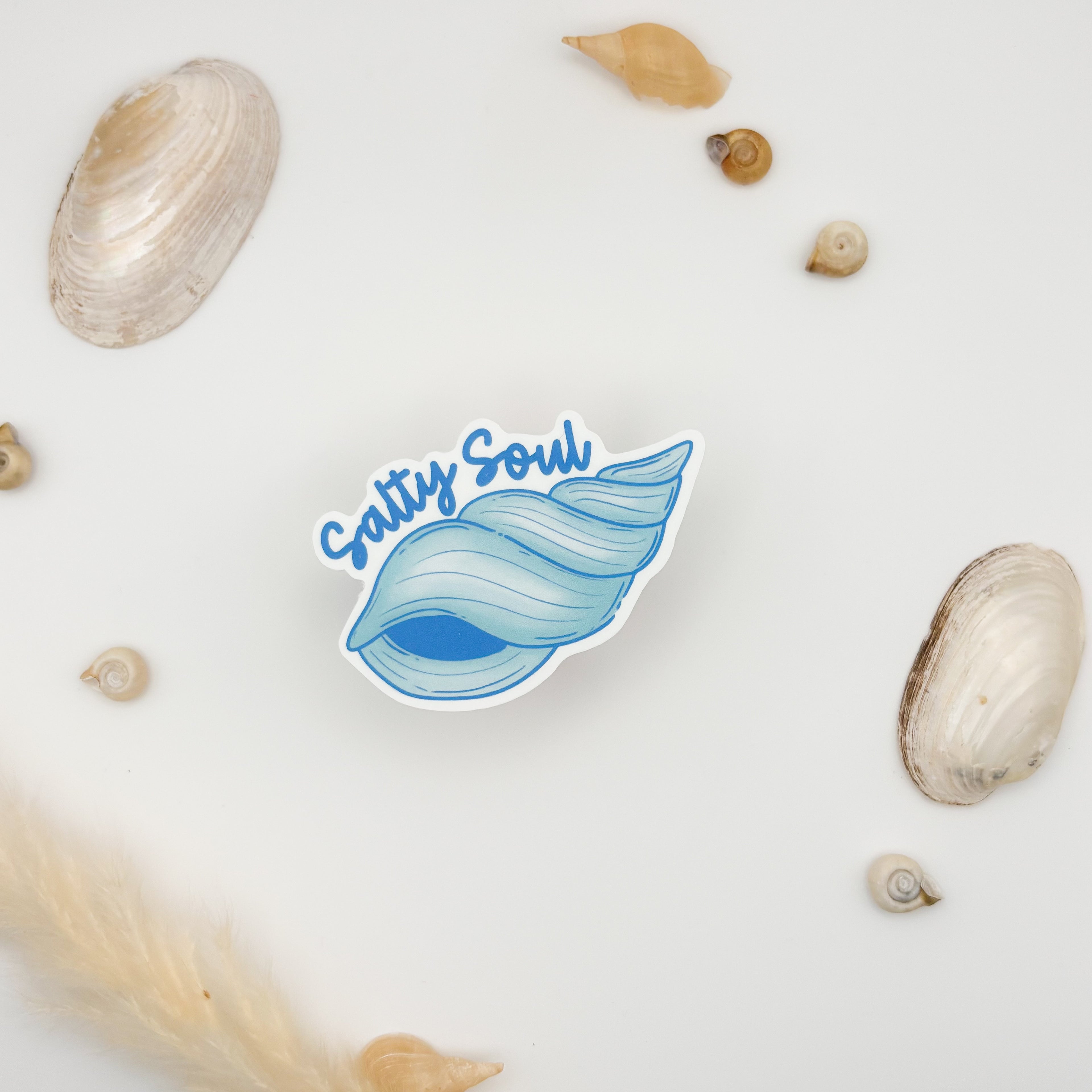 Salty Soul Shell Sticker
