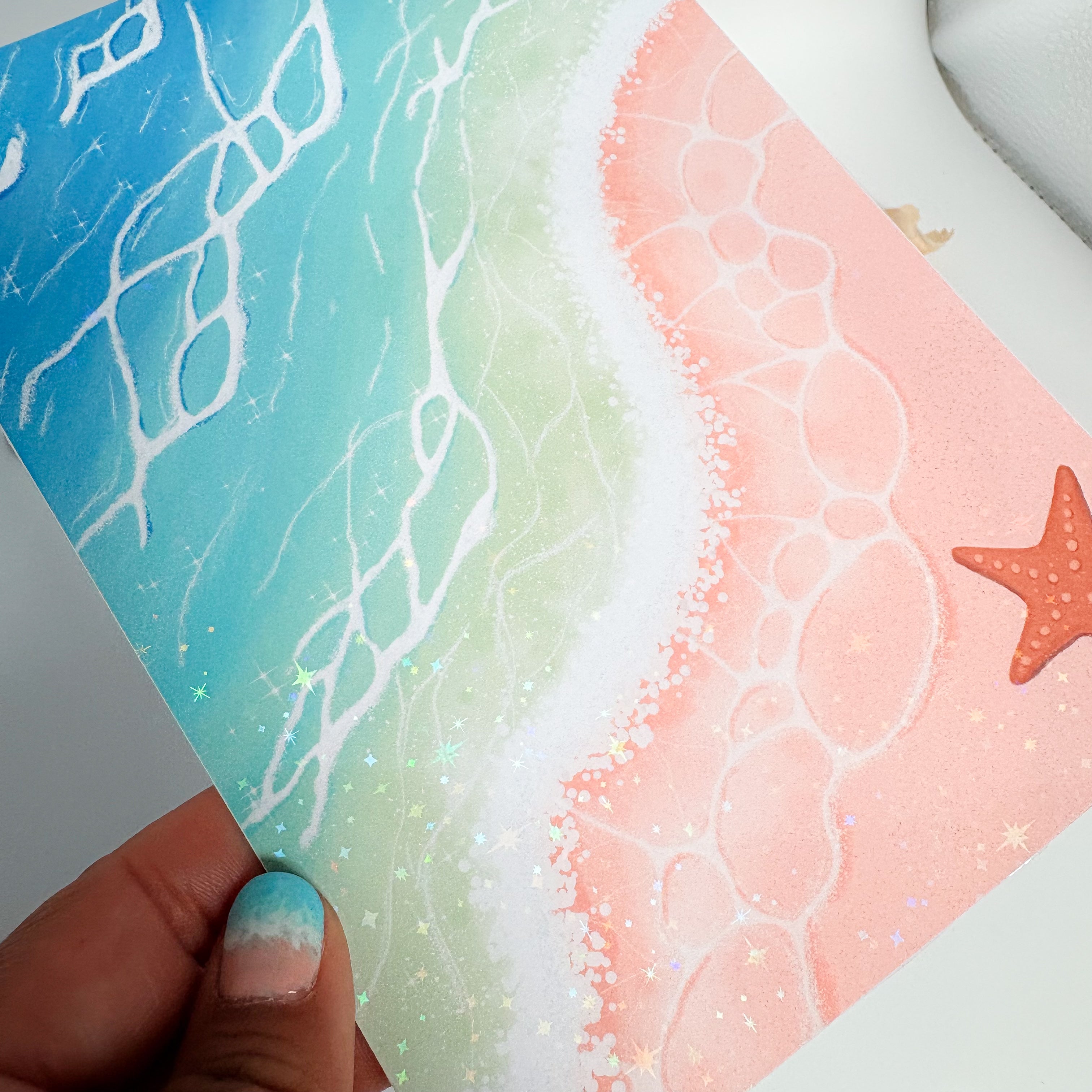 Kindle Insert Card - Sandy Shore