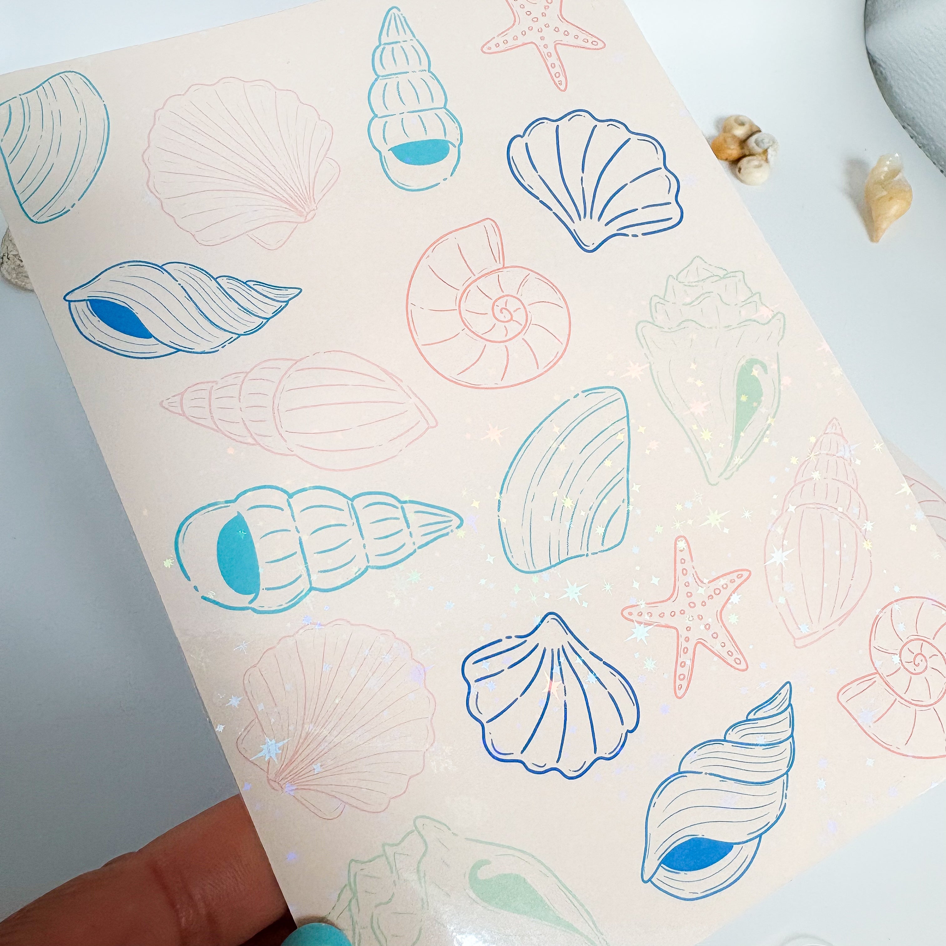 Kindle Insert Card - Seashell Dreams