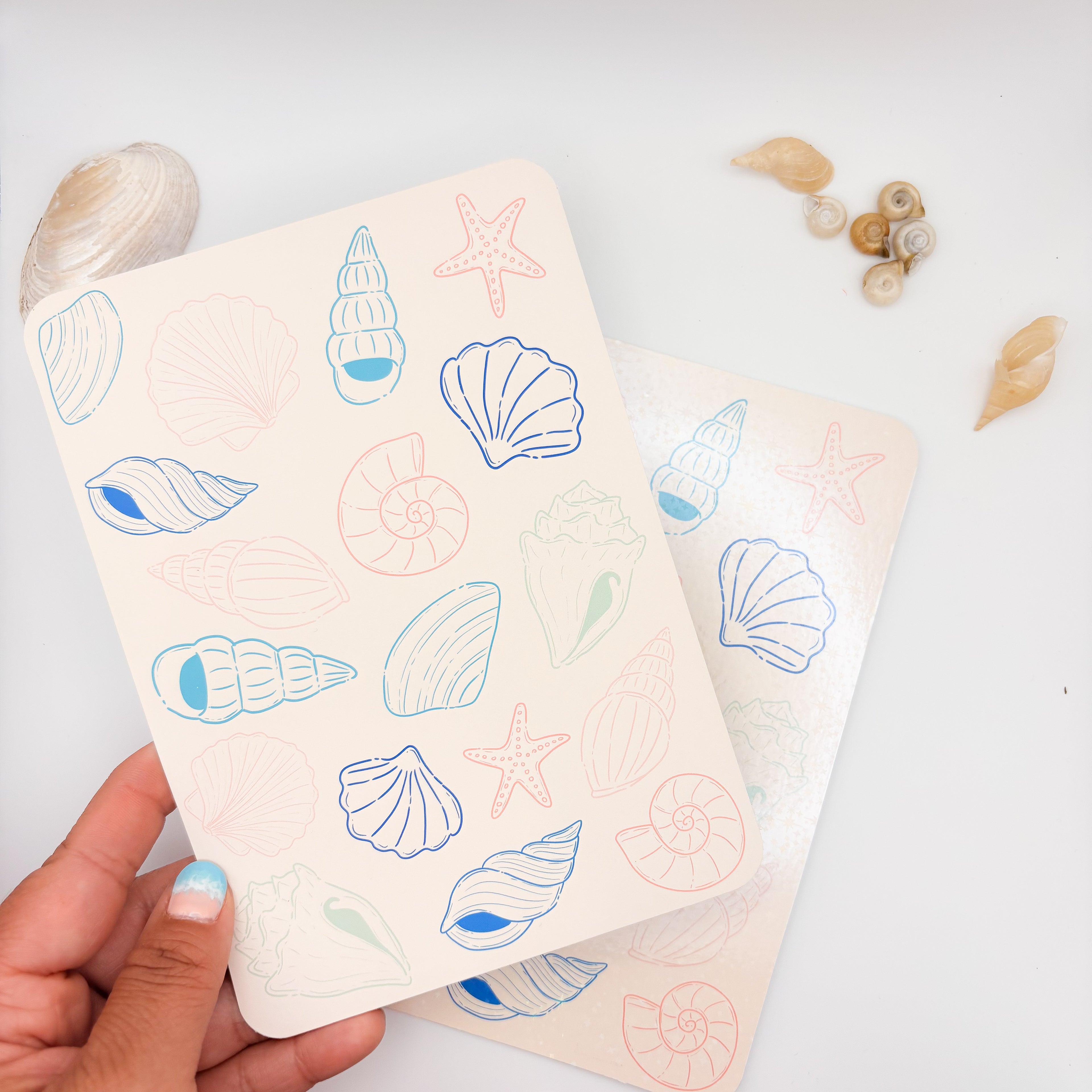 Kindle Insert Card - Seashell Dreams