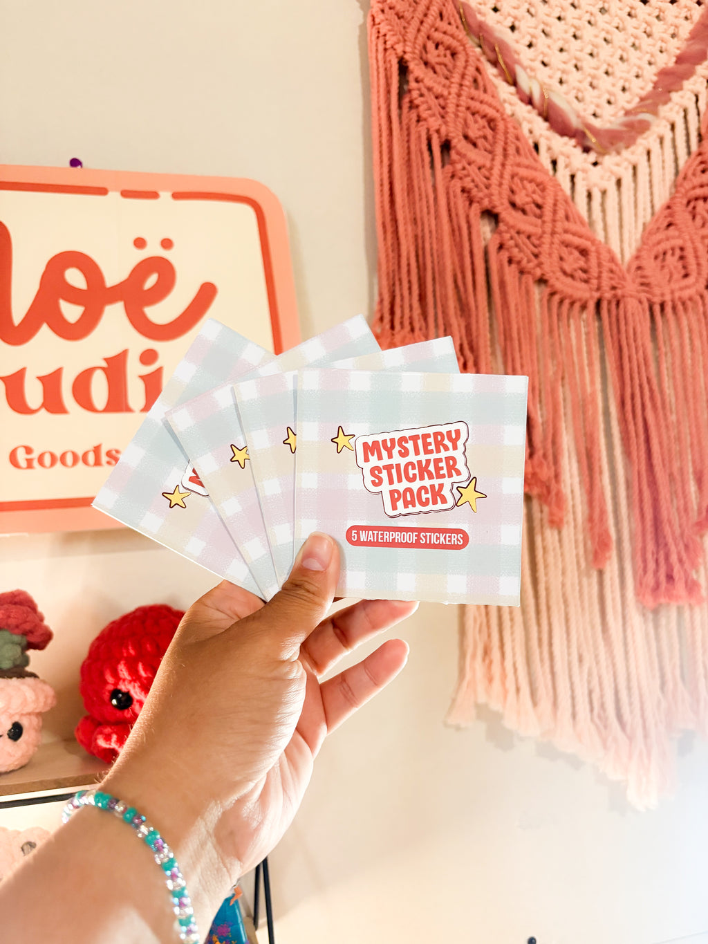 Mystery Sticker Pack — 5 Waterproof Stickers