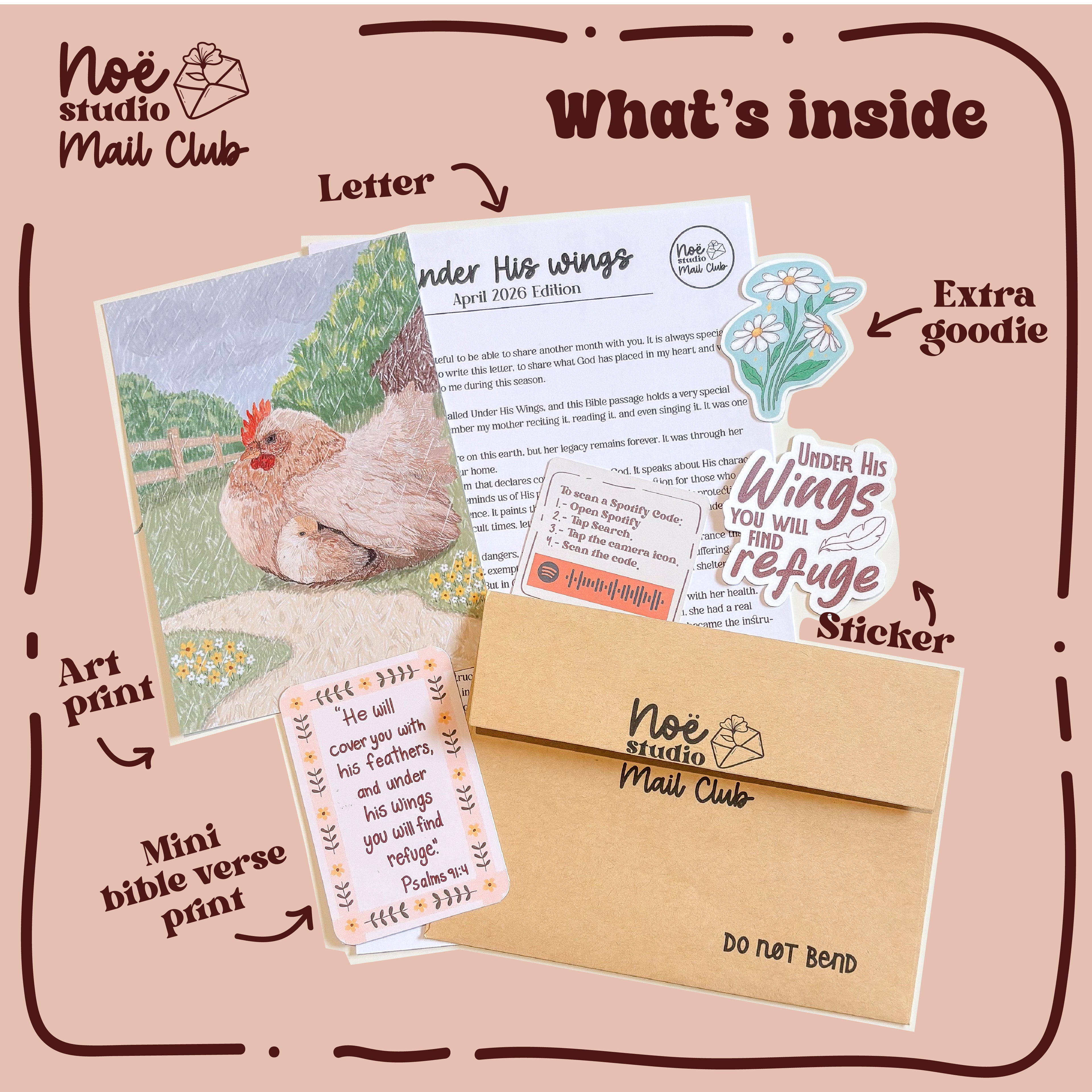 Under His Wings - Mail