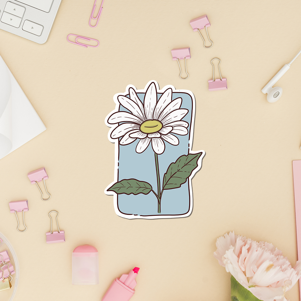Flower Sticker - Birth Month April