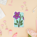 Flower Sticker - Birth Month February