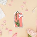 Flower Sticker - Birth Month January