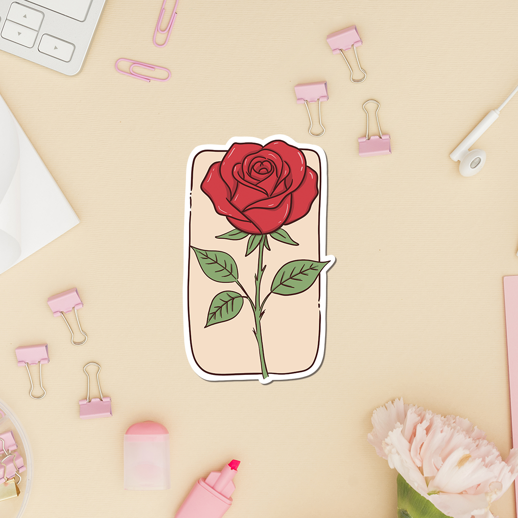 Flower Sticker - Birth Month June