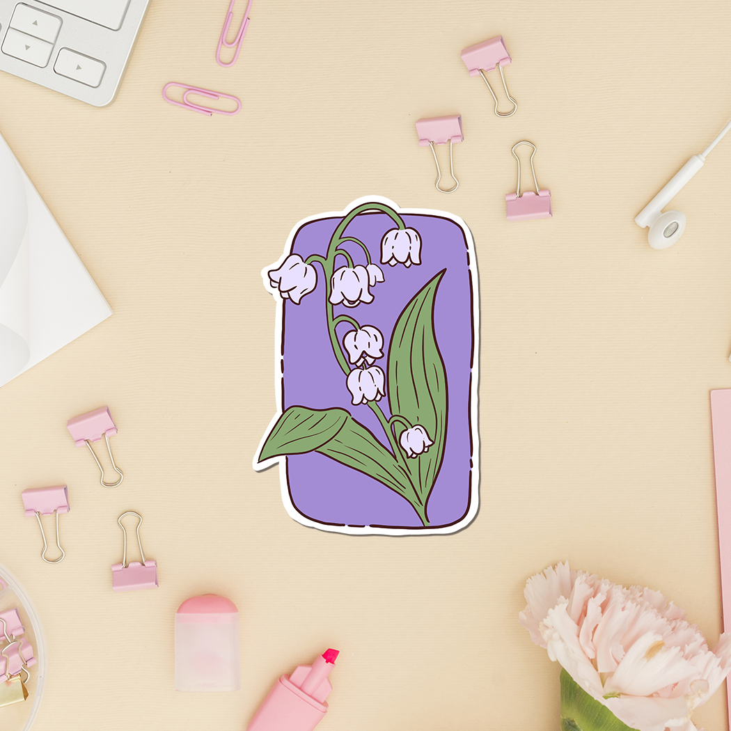 Flower Sticker - Birth Month May