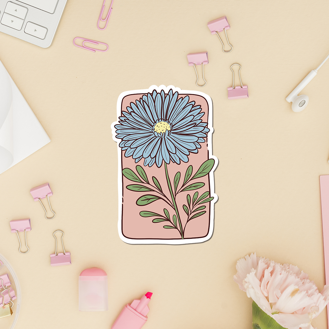 Flower Sticker - Birth Month September